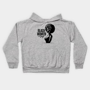 Black Women Are Dope Kids Hoodie